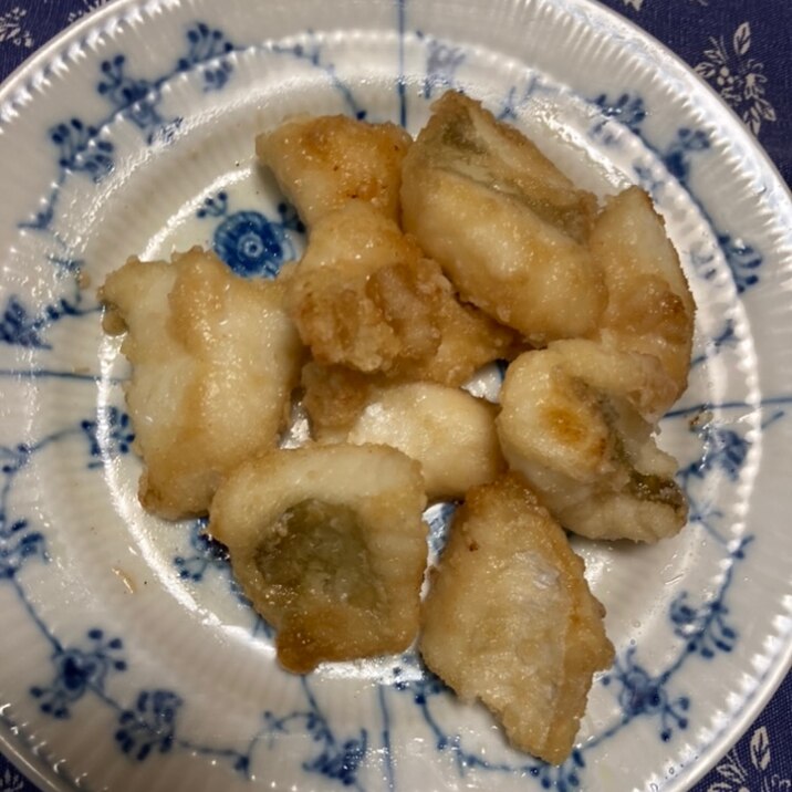 おつまみに!カワハギの揚げ焼き
